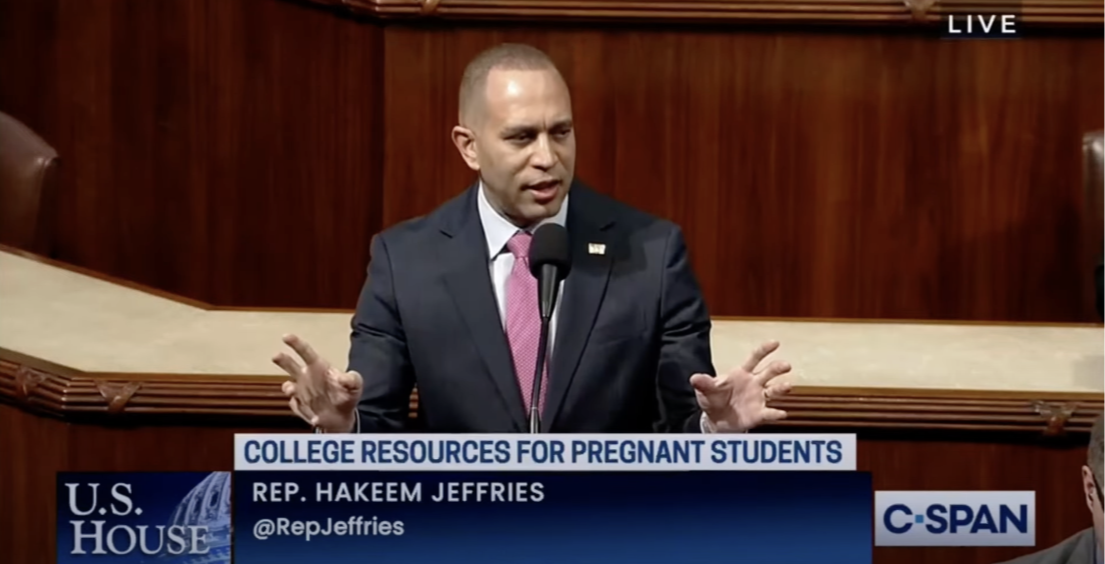 Leader Jeffries speaks on the Floor on College Resources for Pregnant Students